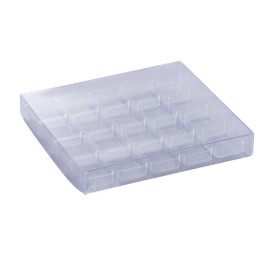 Прозрачна пластмасова кутия за бонбони