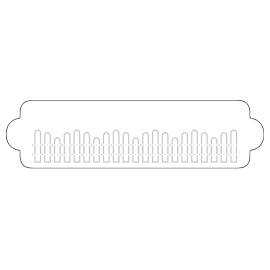 Шаблон за въздушна четка "Ограда"