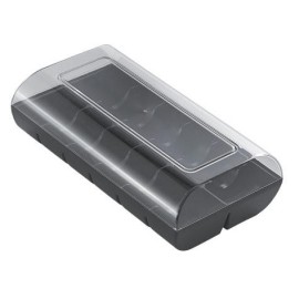 Кутия за макарон "Луксозна - черна" - 12 гнезда