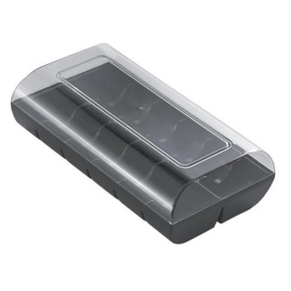 Кутия за макарон "Луксозна - черна" - 12 гнезда