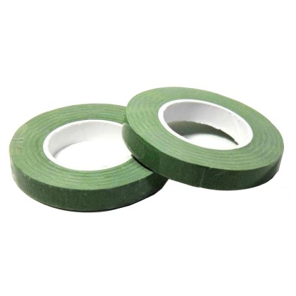 Зелена лента за цветя - 12ммх27,4м