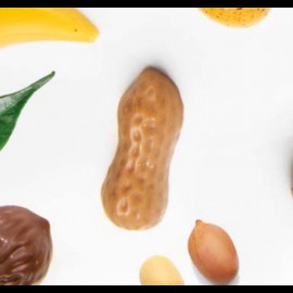 Поликарбонатна форма бонбон "Фъстък"