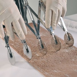 Раздвижен нож - едностранен с 5 колела - CM