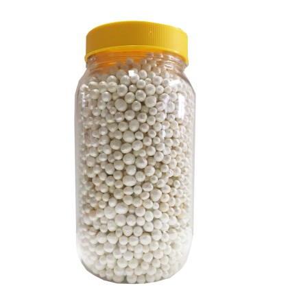 Захарна поръска "Перлени топчета" - Бели - 400гр