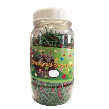 Захарна поръска "Новогодишна украса" -  250гр