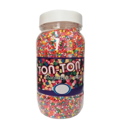 Захарна поръска "Топ-Топ" - Шарен - 400гр