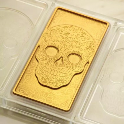 Тританиева форма за шоко бар "Череп"