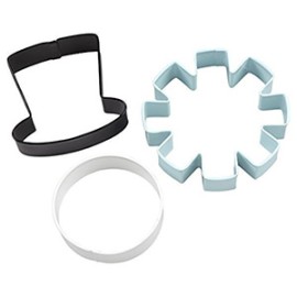 Комплект метални кутери "Снежен човек" - 3 елемента