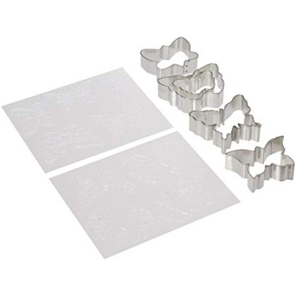 Комплект метални кутери "Пеперуди" и щампи