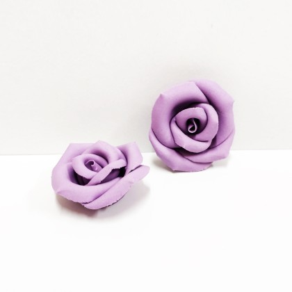 Захарна фигурка - "Голяма роза - лилава" - 1 брой