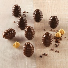 Силиконова форма "Шоко спирала - яйце"