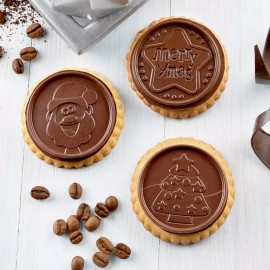 Силиконовa форма и кутер за коледни бисквити "Cookie xmas Slim"