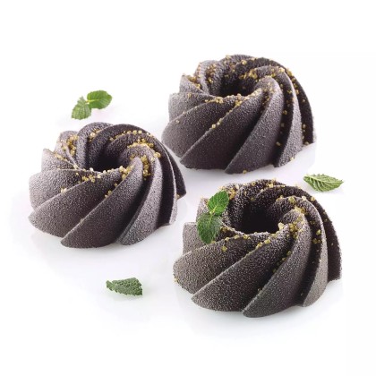 Силиконова форма кексче "Swirl" - SF310