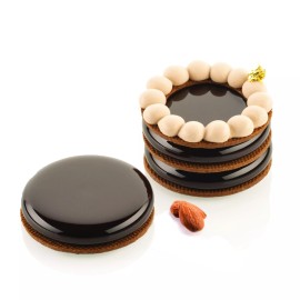 Силиконова форма кръгла "Level Up 35" + кутер