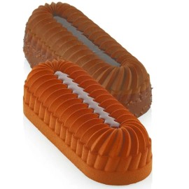 Силиконова форма елипса "Pleincoeur buche 860"