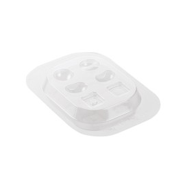 Комплект форми за отливане на шоколад "Kit Santa 3D"