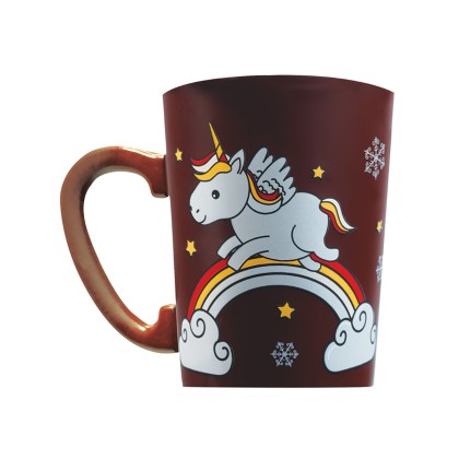 Трансферно фолио за чаша "Еднорог с дъга"