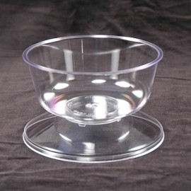 Прозрачна чаша с капак "Стефания - 200мл" 10бр.