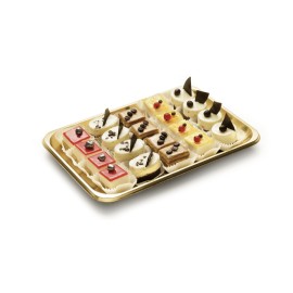 Златен поднос "Правоъгълен - 37,5х28см"