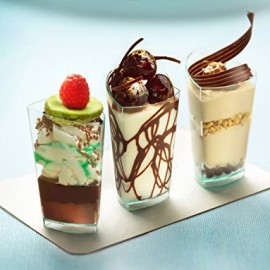 Прозрачна чаша "Бижу Щит - Прозрачна" 10бр.