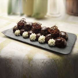 Поднос сив камък "30х14см"