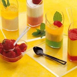 Прозрачна лъжичка "8,5см"