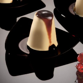 Черна чинийка "9х9см"