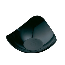 Черна чинийка "8,5х8,5см"