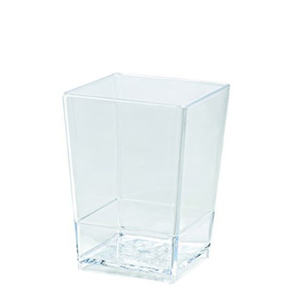 Прозрачна чаша "Квадрат - 100мл" 10бр.