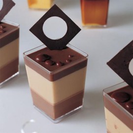 Прозрачна чаша "Квадрат - 100мл" 10бр.