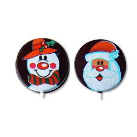 Напечатана форма за шоколад с трансфер "Близалки Коледа"