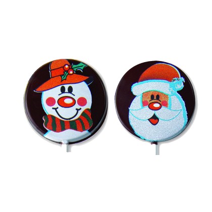 Напечатана форма за шоколад с трансфер "Близалки Коледа"