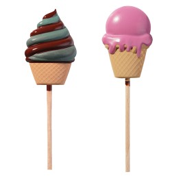 Напечатана форма за шоколад с трансфер "Близалки-Сладолед"