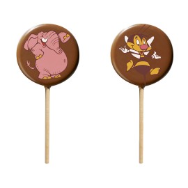 Напечатана форма за шоколад с трансфер "Близалки-Животни"