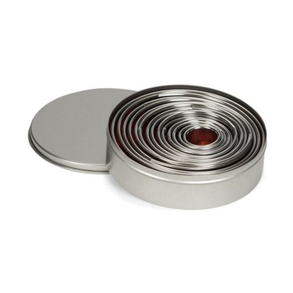 Комплект метални кутери "Кръгове" - 14 елемента