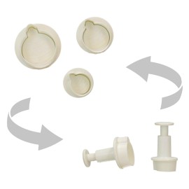 Комплект кутери с ежектор "Коледна Топка" - 3 елемента