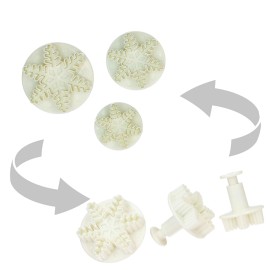 Комплект кутери с ежектор "Снежинка" - 3 елемента