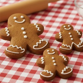 Комплект кутери с ежектор "Джинджифилово човече" - 3 елемента