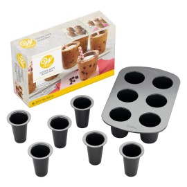 Форма за печене - Шот чашки - 6 гнезда