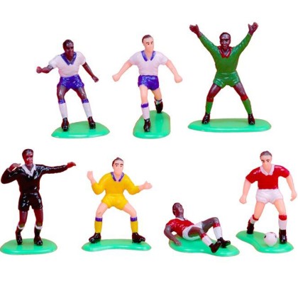 Комплект футболисти с две врати и съдия