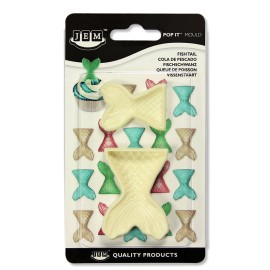 Пластмасов калъп "Опашка на русалка" - 2 елемента