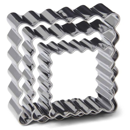 Комплект кутери "Къдрав Квадрат" - 3 елемента