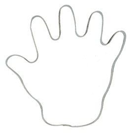 Метален кутер "Бебешка ръка"