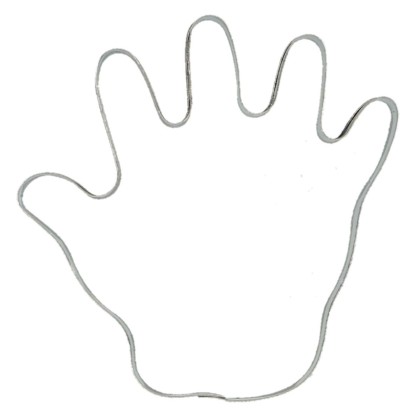 Метален кутер "Бебешка ръка"