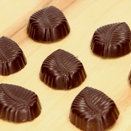 Поликарбонатна форма за бонбони "Листо"