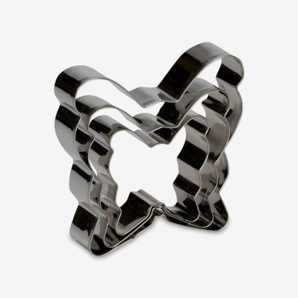 Комплект метални кутери "Пеперуда" - 3 елемента