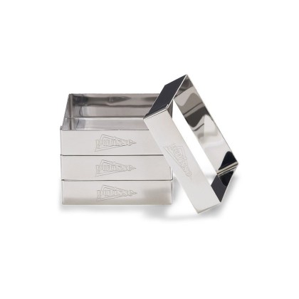 Комплект салатни рингове "Квадрат - 8 х 8 см" - 4 бр.