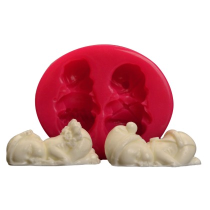 Силиконов калъп "Спящи бебета 2"