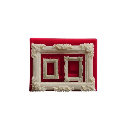 Силиконов калъп "3 рамки с орнаменти"