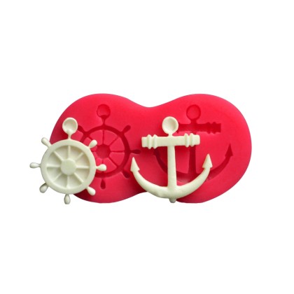 Силиконов калъп "Рул и котва"